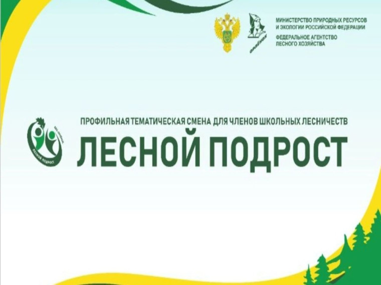 Тематическая профильная смена для членов школьных лесничеств "Лесной Подрост".